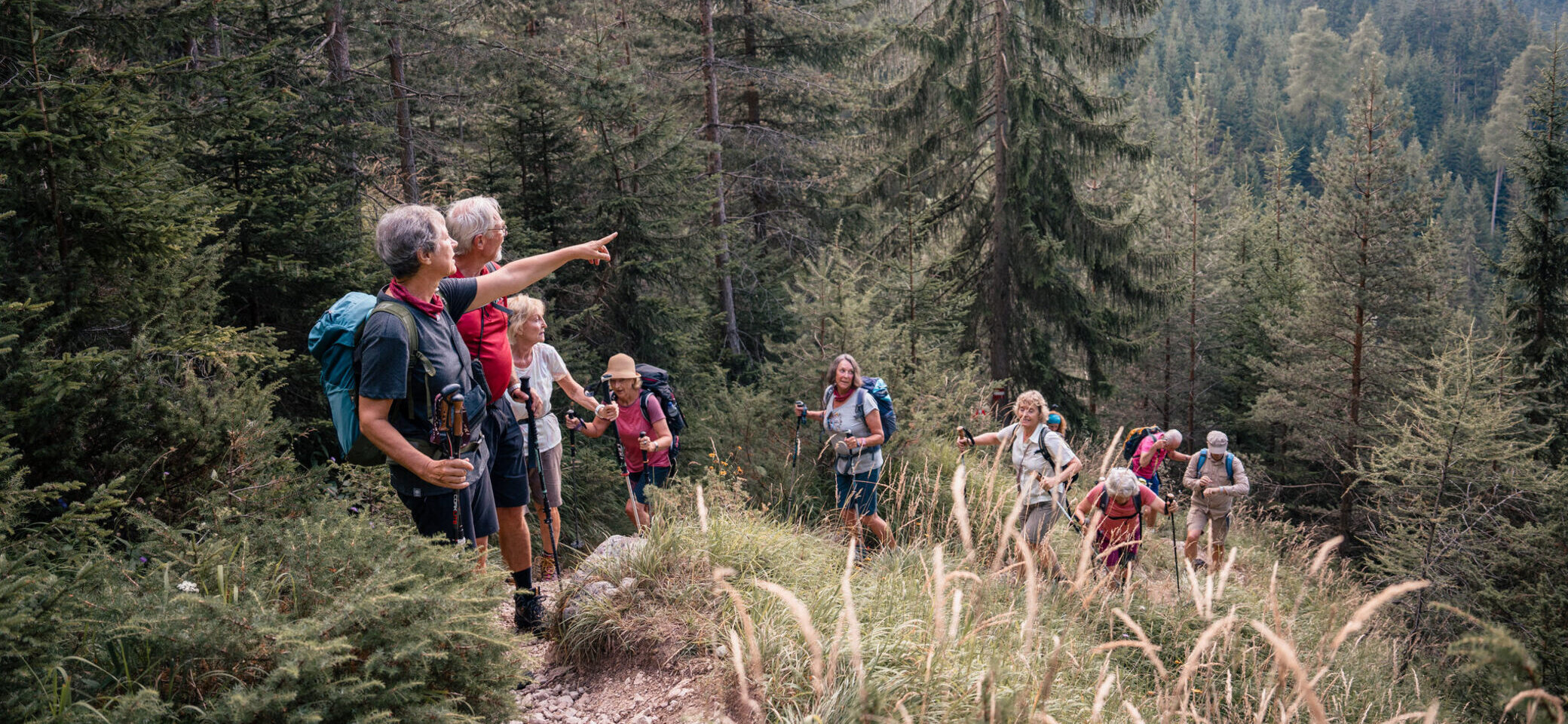 Seniorenwandergruppe in den Bergen | © DAV / Marisa Koch